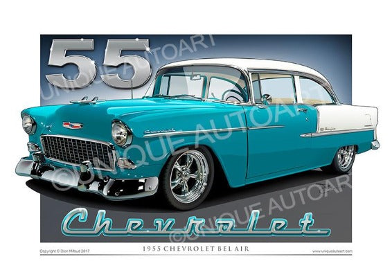 1955 Chevrolet- Regal Turquoise
