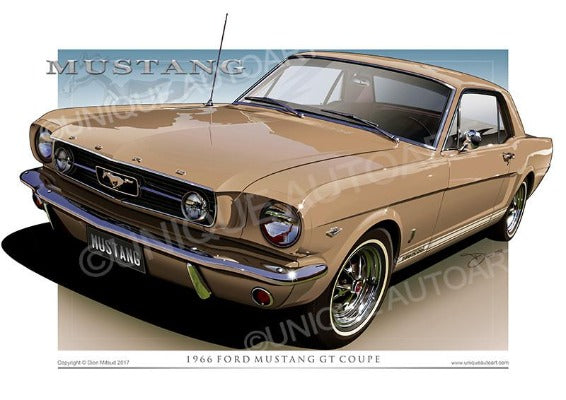1966 Mustang- Antique Bronze