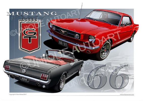 1966 Mustang GT Car Designs