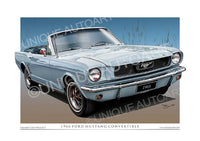 1966 Mustang Convertible- Arcadian Blue