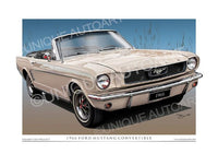 1966 Mustang Convertible- Sahara Beige