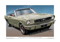 1966 Mustang Convertible- Sauterne Gold