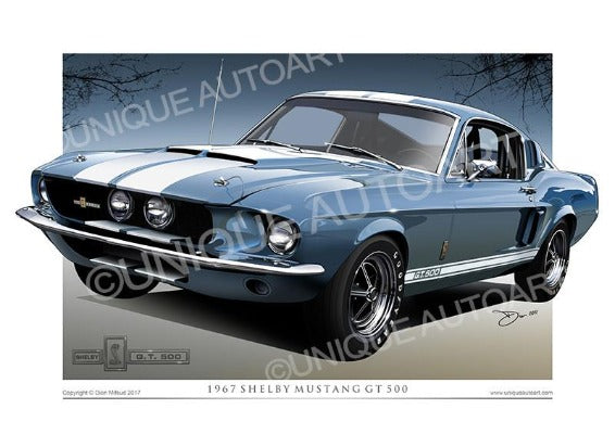 1967 Shelby GT500- Brittany Blue