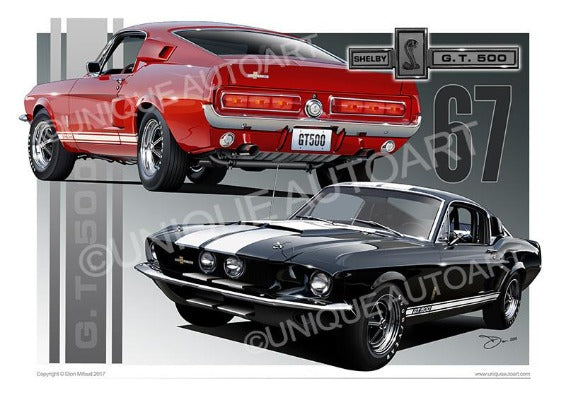 1967 Shelby Mustang- Online Art