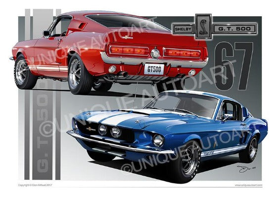 1967 Shelby Mustang- Art Designs
