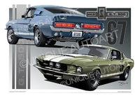 1967 Shelby Mustang- Car Prints