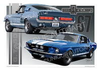 1967 Shelby Mustang- Drawings