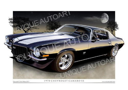 1970 Camaro SS - Tuxedo Black