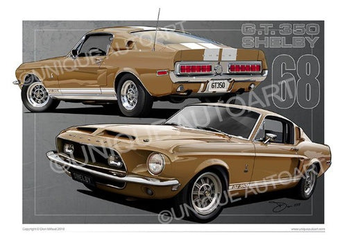 Gold Metallic Shelby