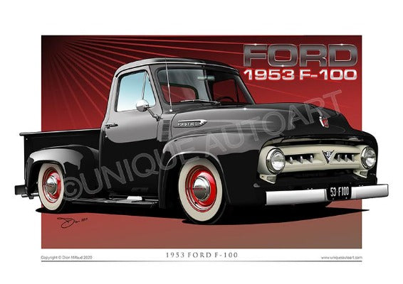 Raven Black Ford Truck