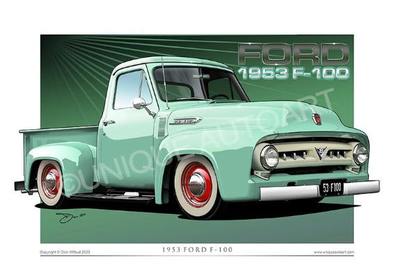 Ford F100 Seafoam