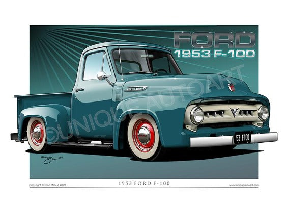 1953 F100 Meadow Green