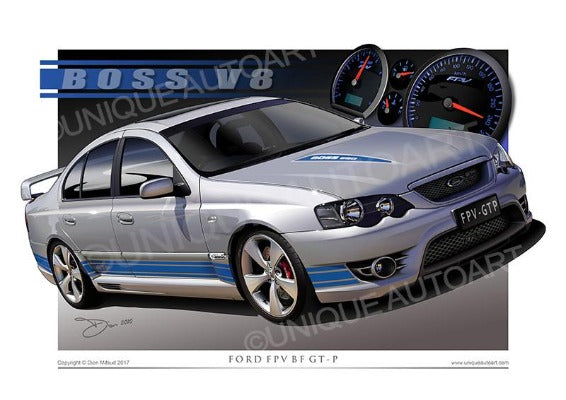 FORD BF FPV ART PRINTS (unframed)