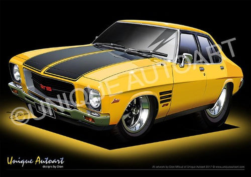 HQ Monaro - Chrome Yellow