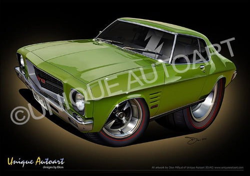 HQ Holden Monaro- Lime Green