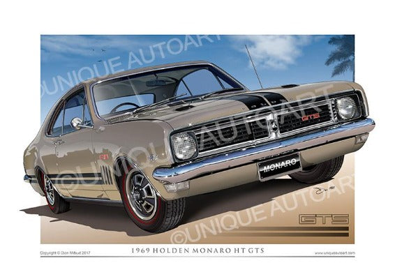 HT MONARO CAR PRINTS (unframed)