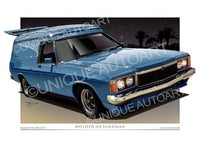 HZ SANDMAN Drawings - MIRAGE BLUE