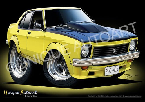 Holden TORANA LX A9X -JASMINE YELLOW