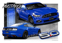 S550 Mustang Lightning Blue