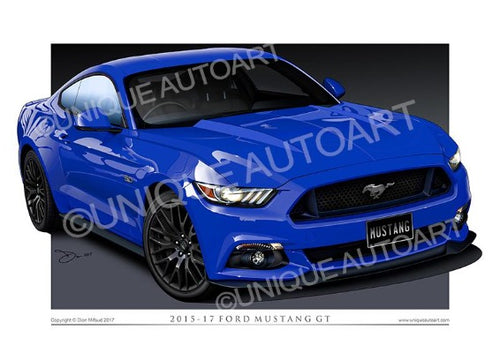 MUSTANG GT- LIGHTNING BLUE