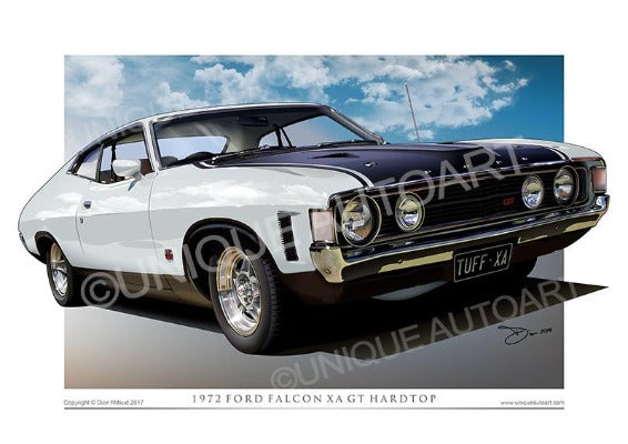Ford Muscle Car Prints - Ultra White