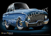 1960 Ford XK Falcon- Pacific Blue