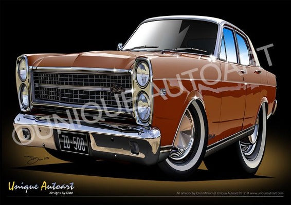 FORD FAIRLANE- BRONZE WINE