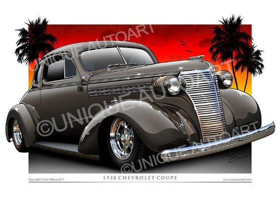 1938 Chevy Coupe- Brookwood Beige