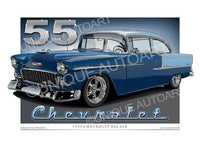 1955 Chevrolet- GLACIER BLUE