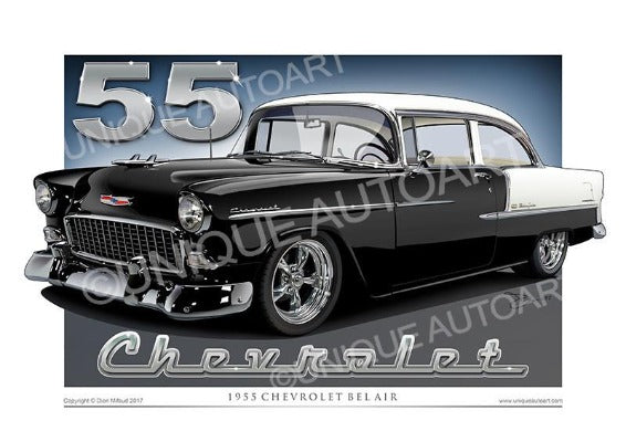 1955 Chevrolet- Onyx Black