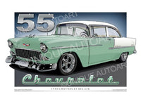 1955 Chevrolet- Sea-Mist Green