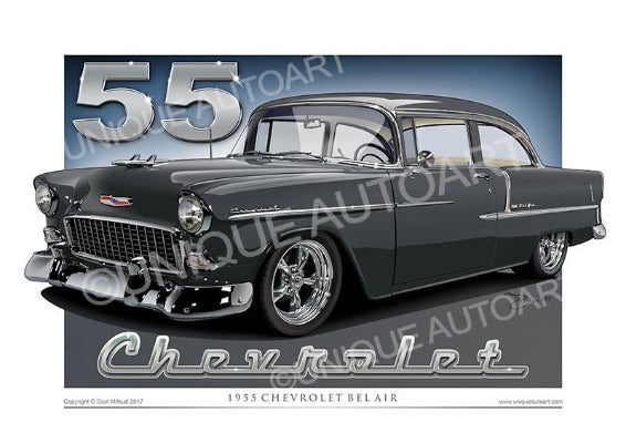 1955 Chevrolet- Shadow Gray