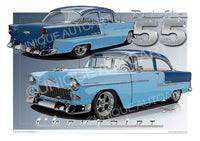 1955 Chevrolet Bel Air- SKYLINE BLUE