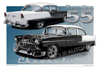1955 Chevrolet Bel Air- ONYX BLACK