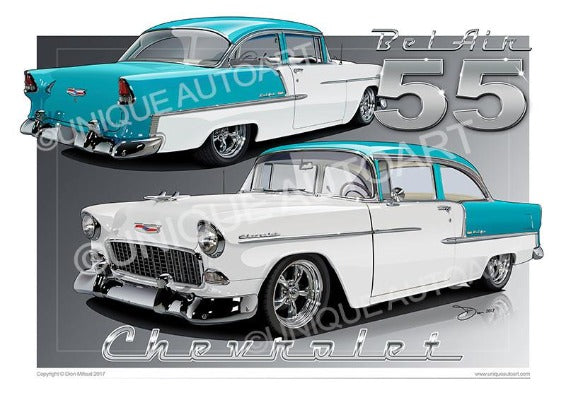 1955 Chevrolet Bel Air- INDIA IVORY