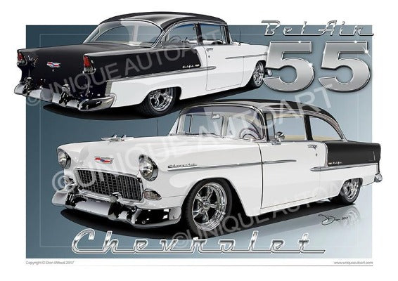 1955 Chevrolet Bel Air- INDIA IVORY
