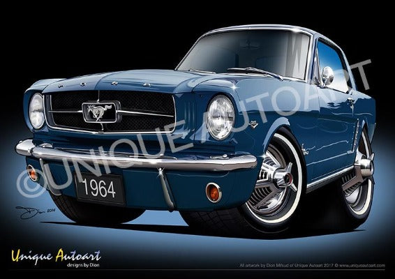 Mustang- CASPIAN BLUE