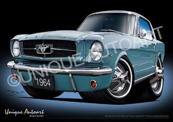 1964 Mustang - DYNASTY GREEN