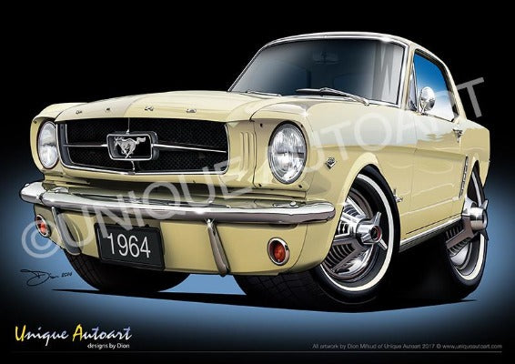 Ford Mustang - PHOENICIAN YELLOW