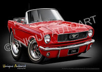 Ford Mustang Convertible CANDY APPLE RED