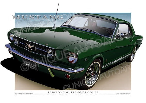 1966 Mustang- Ivy Green