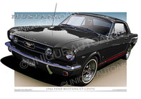 1966 Mustang- Raven Black