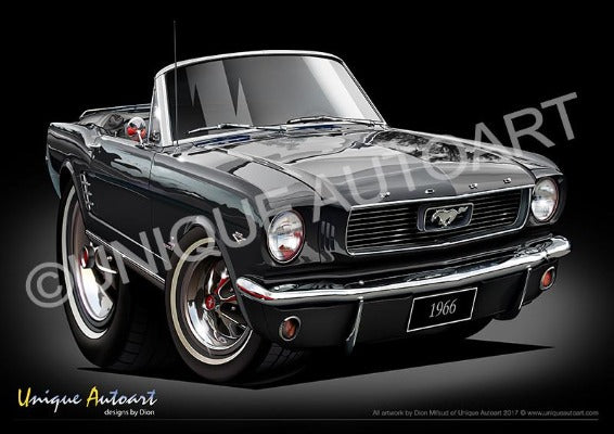 Mustang Convertible RAVEN BLACK