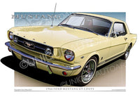 66 Mustang- Springtime Yellow