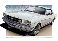 1966 Mustang- Wimbledon White