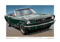 1966 Mustang Convertible- Ivy Green