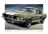 1967 Shelby GT500- Lime Gold