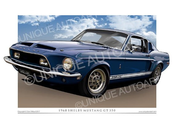 1968 Shelby- Dark Blue Metallic