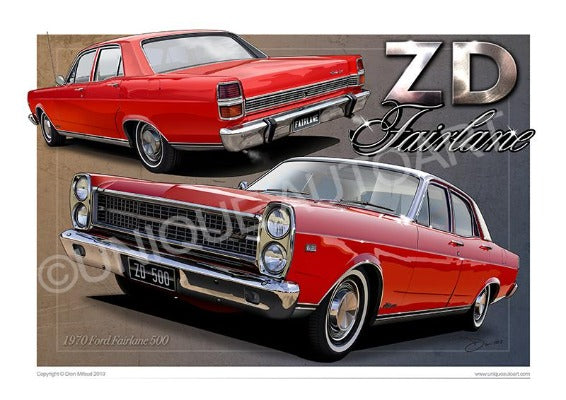 ZD Fairlane - Track Red