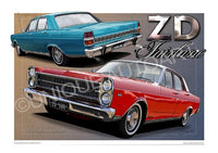 ZD FAIRLANE TRACK RED